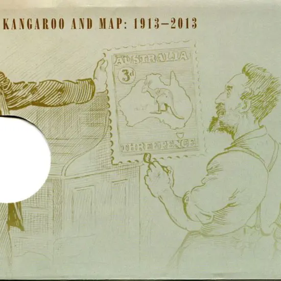 2013 $10 kangaroo & map stamp on PNC cover pmkd ...