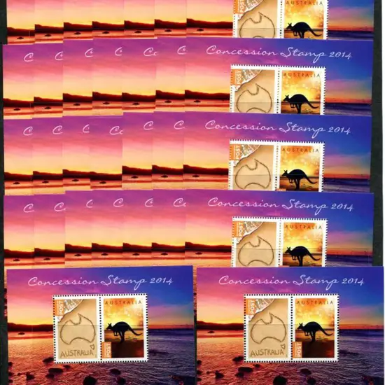 2014 (65c) Concession Miniature sheets from the ...