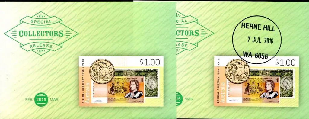 2016 50th Anniv of Decimal Currency imperforate ... Image 1++