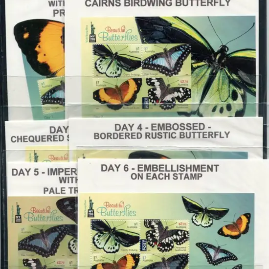 2016 Butterflies M/S set of 6 days with New York ...