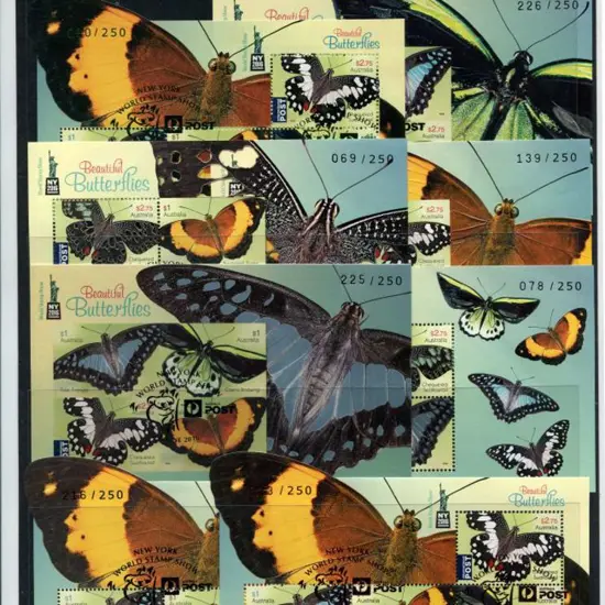 2016 Butterflies M/S set of 8 days with New York ...