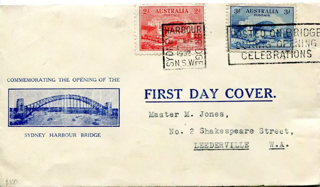 1932 (19th Mar) 2d & 3d Sydney Harbour Bridge ... Image 1++