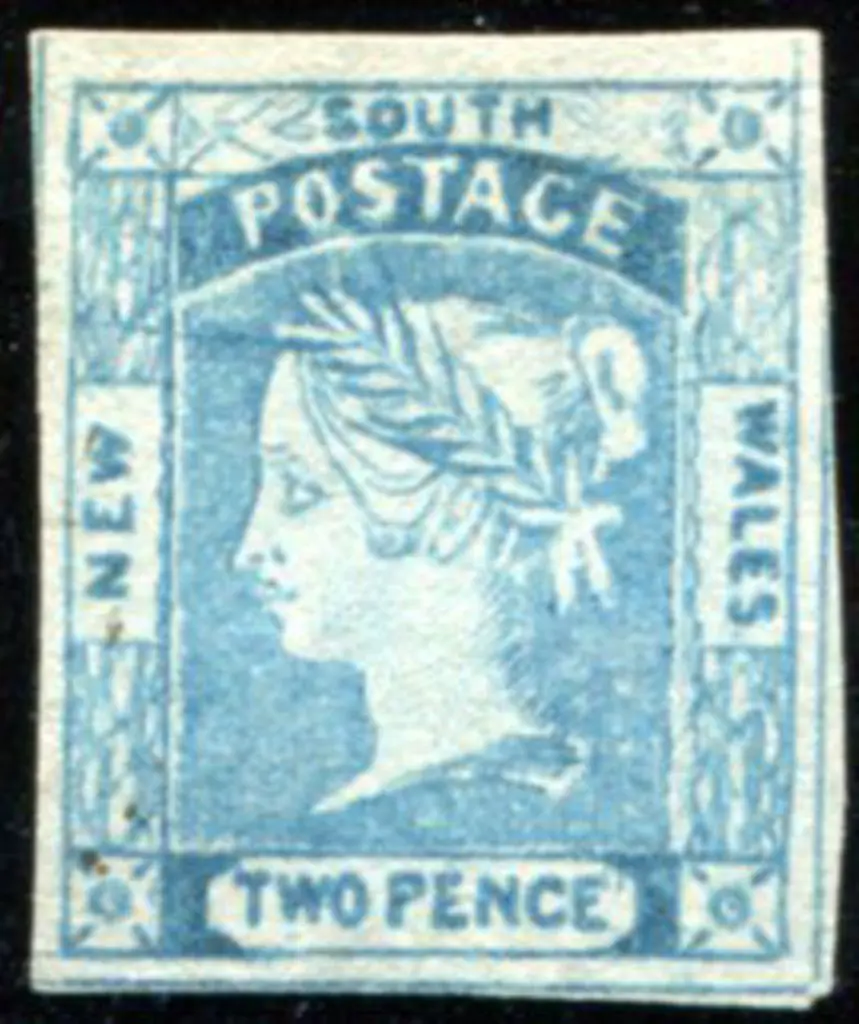 1851/55 2d QV chalky blue plate 1 with 4 large ... Image 1++
