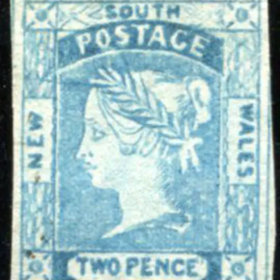 1851/55 2d QV chalky blue plate 1 with 4 large ...