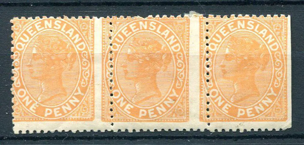 1895 2d orange-red with "oval broken by tip of ... Image 1++