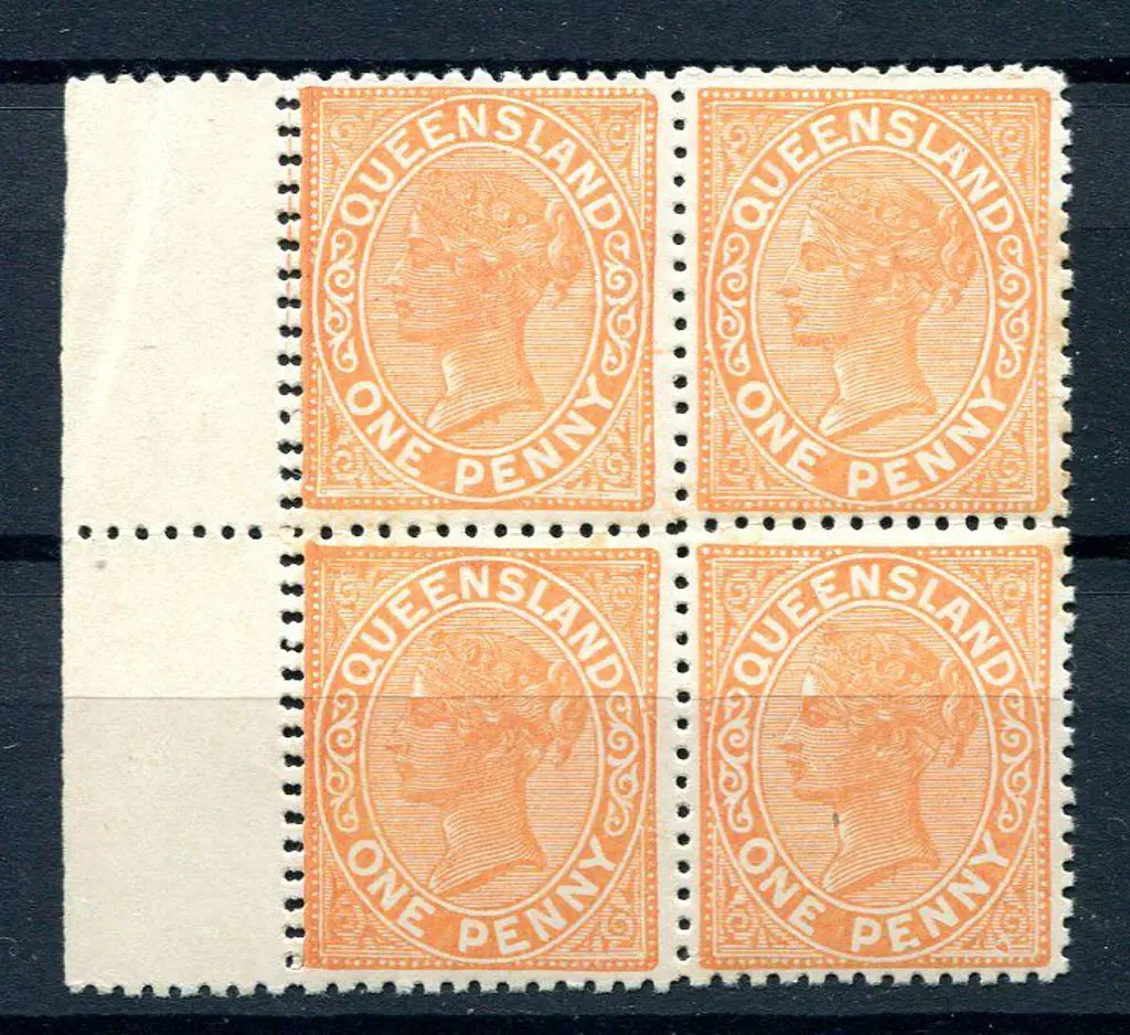 1895 2d vermilion red "Burele Band" issue. MUH ... Image 1++