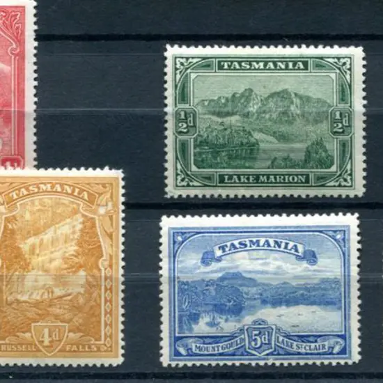 1899/1900 Pictorials ½d to 6d (excl 3d) MLH. SG ...
