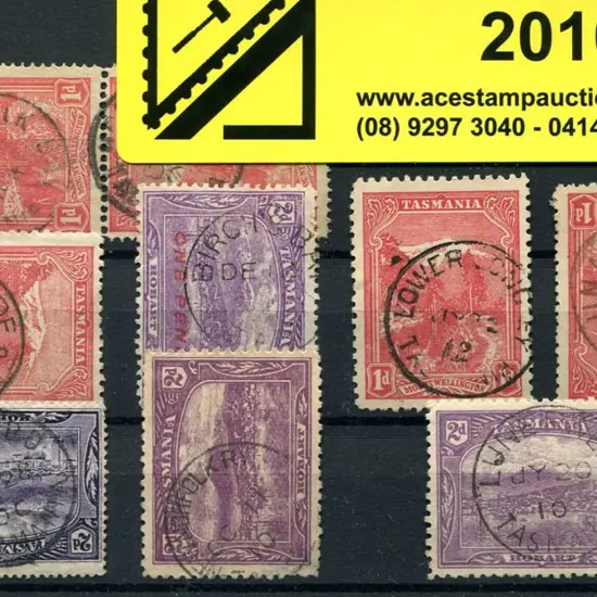 1900-1911 selection of postmarks on pictorials ...