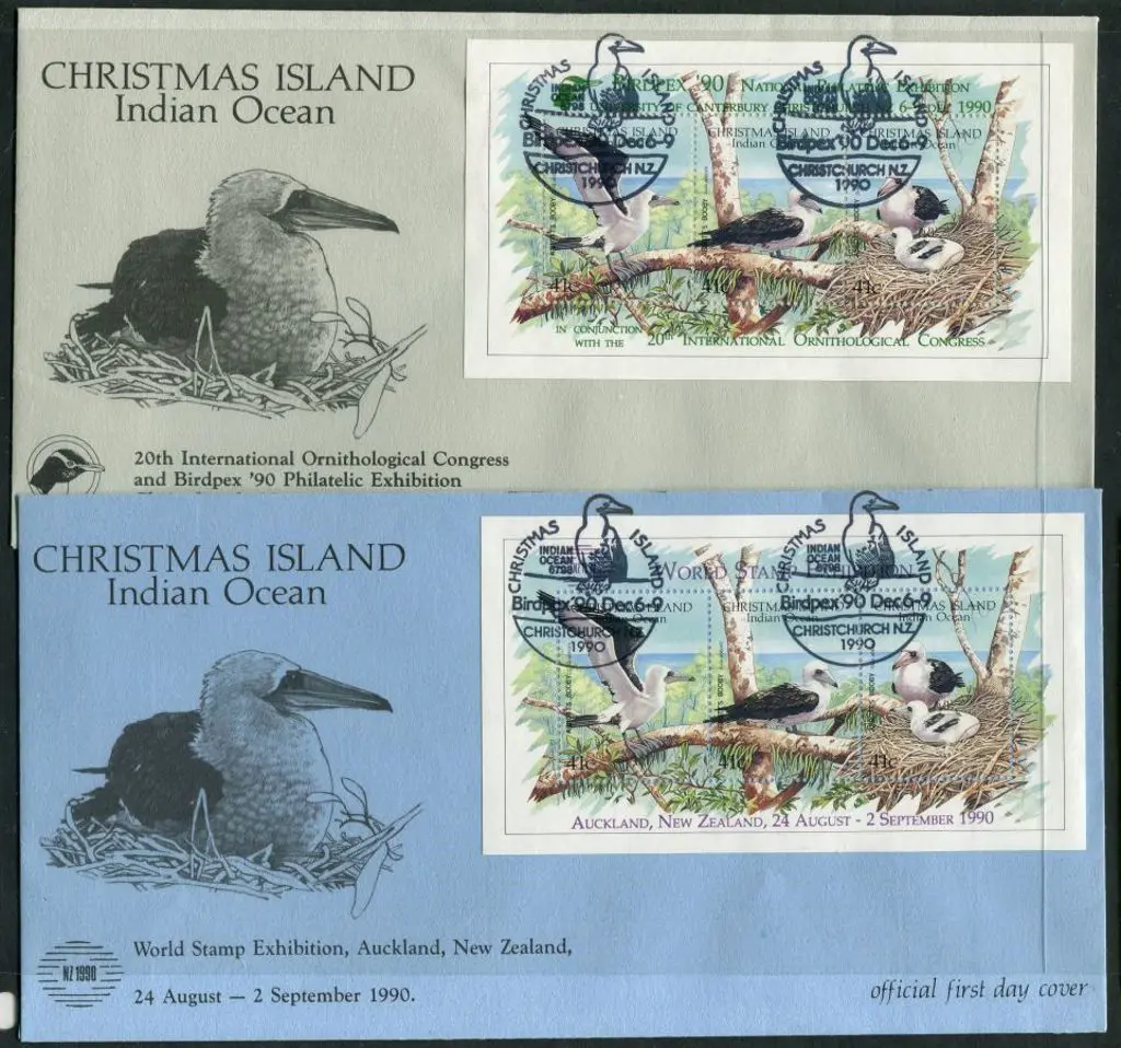 1990 (6-9th Dec) Birdpex & NZ 1990 Abbots Booby ... Image 1++