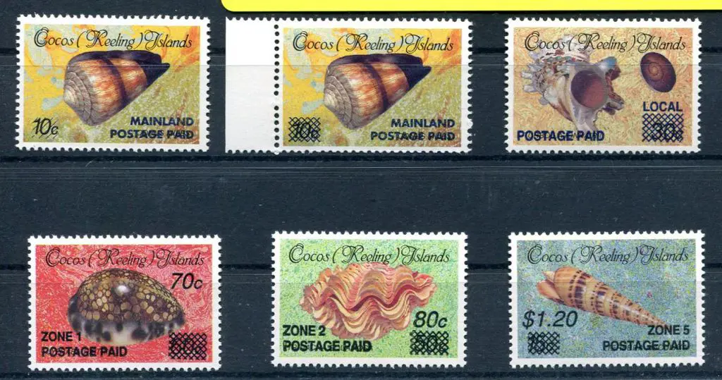 1990/91 Locals & Postage Paid Provisional ovptd ... Image 1++