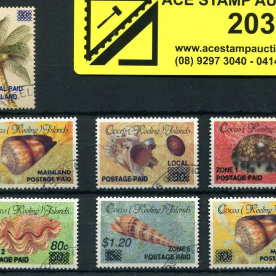 1990/91 Locals & Postage Paid Provisional ovptd ...