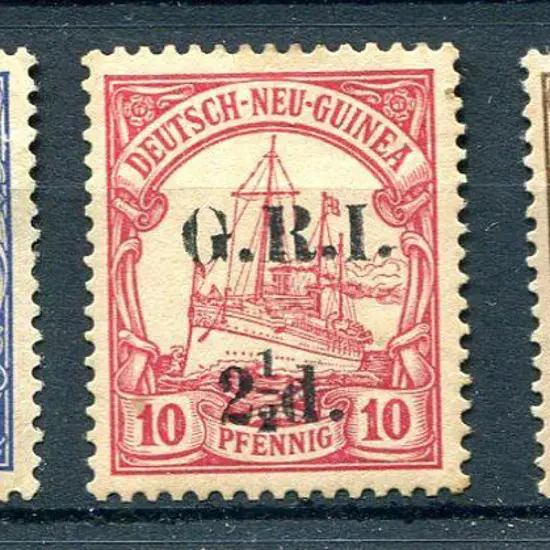 1914/15 "G.R.I. 2½d." ovpt with 6mm spacing on ...