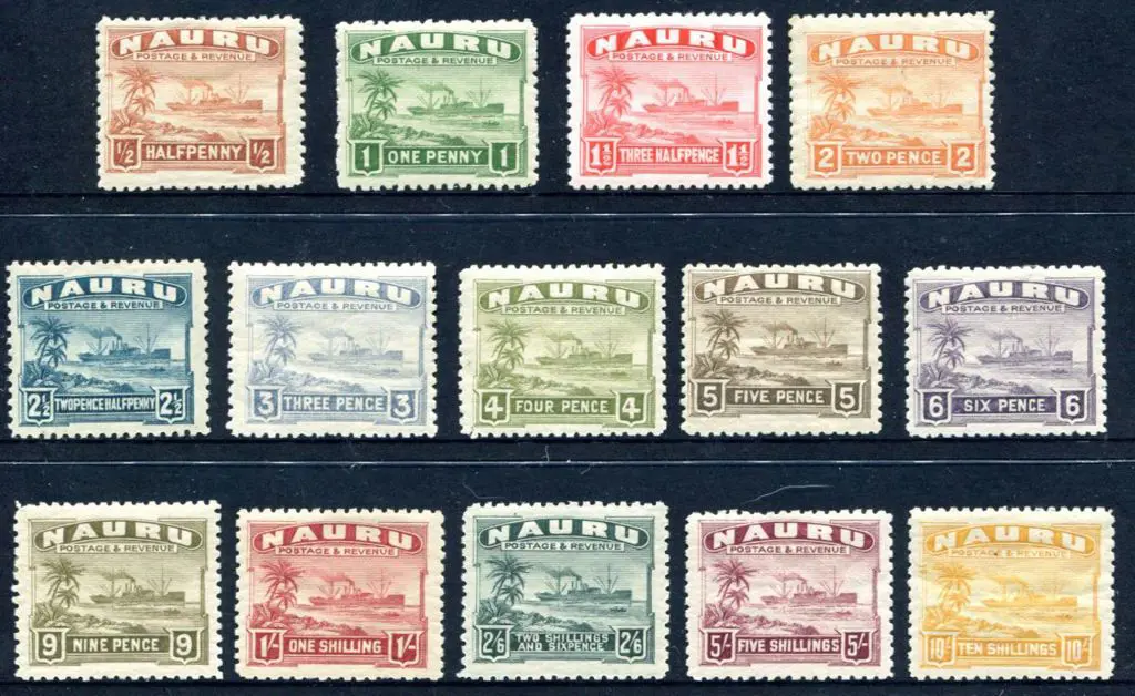 1924/48 Ships to 10/- on rough surfaced greyish ... Image 1++
