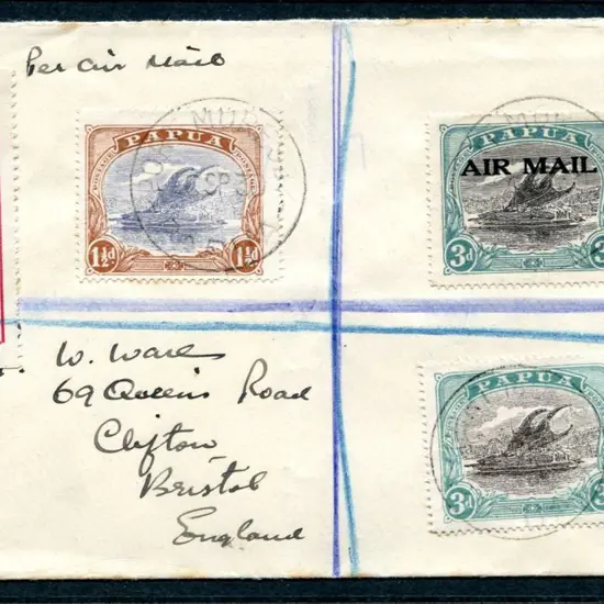 1930 (20th Sept) Port Moresby Regd cover to ...