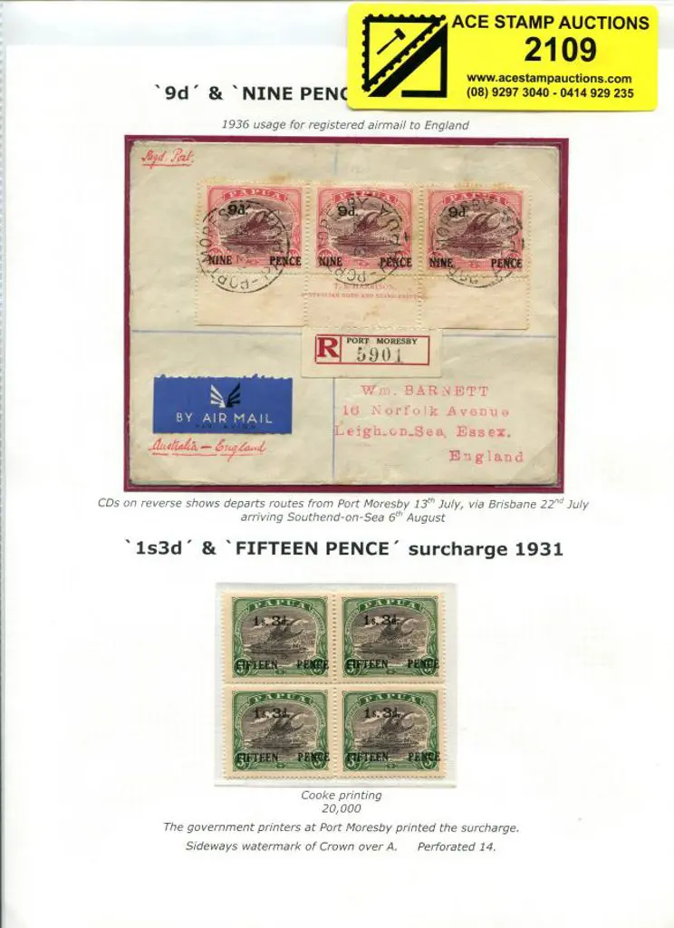 1931 (13th July) Post Moresby Regd Airmail cover ... Image 1++