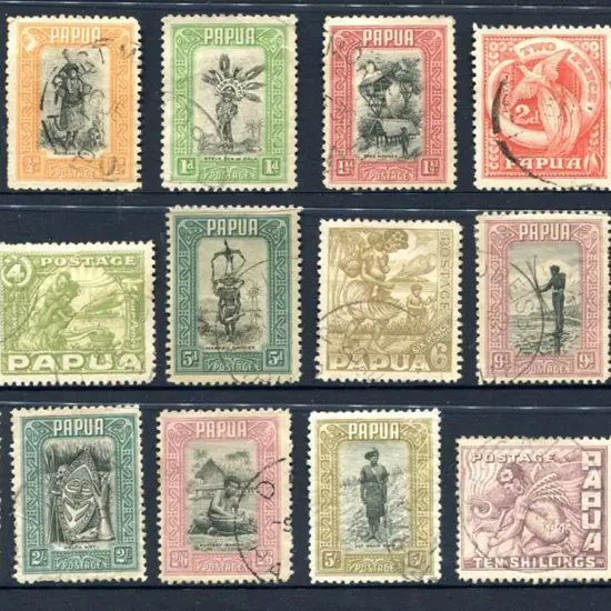 1932 ½d to £1 Pictorials set of 16 F/U. 1/- is MLH ...