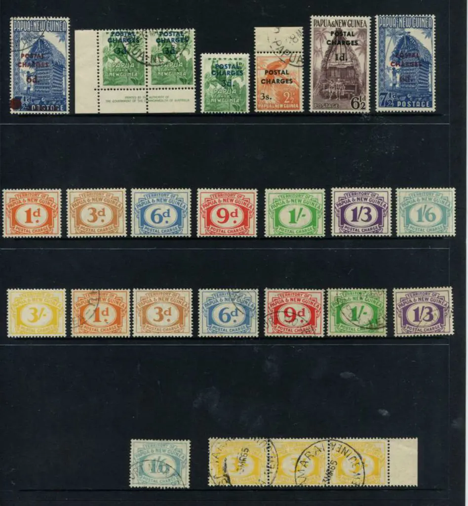 1960 Postal Charges set with 6d on 7½d blue fine ... Image 1++