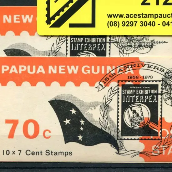 1973 70c Telecom booklets x 2 with TAA ...