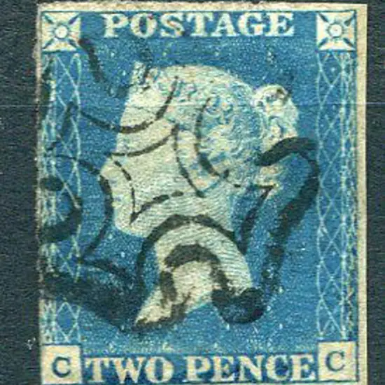 1840 2d blue good to fine used with black Maltese ...