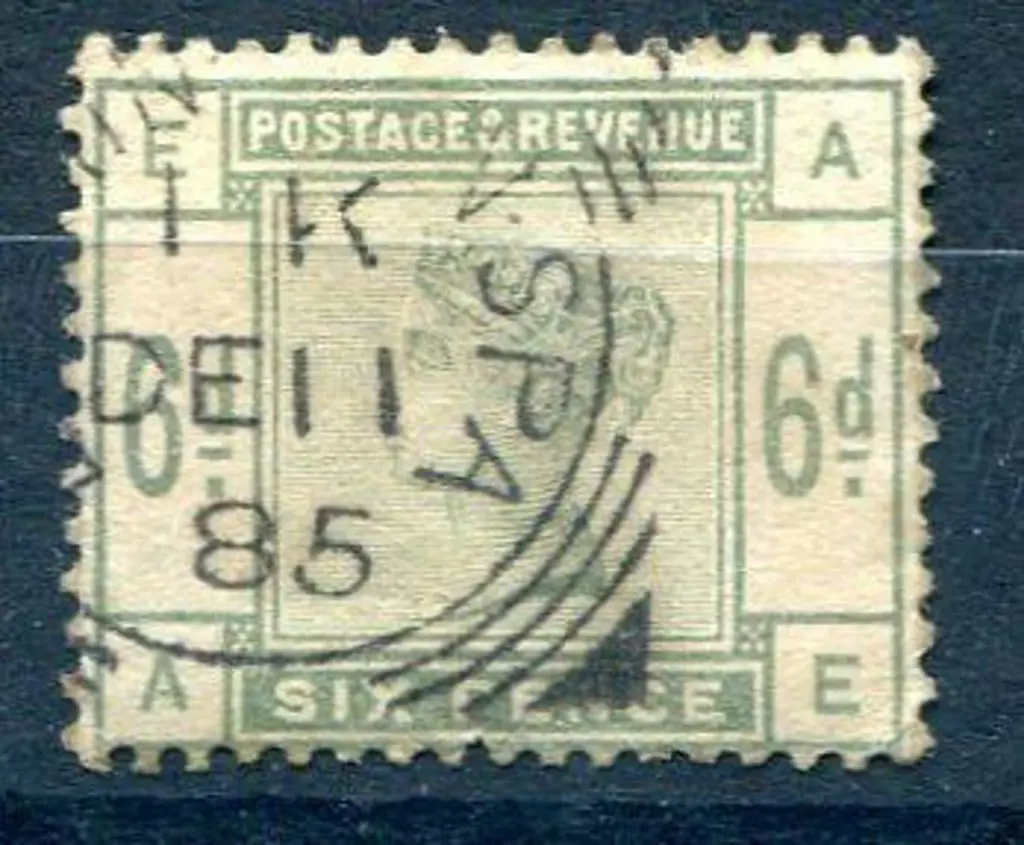 1883 6d dull green with good colour as still ... Image 1++