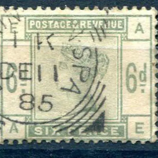 1883 6d dull green with good colour as still ...