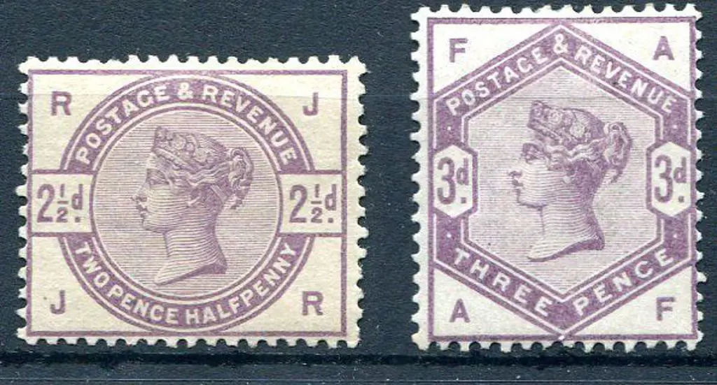 1884 2½d & 3d lilac. Both MLH & fresh. SG 189/90 ... Image 1++