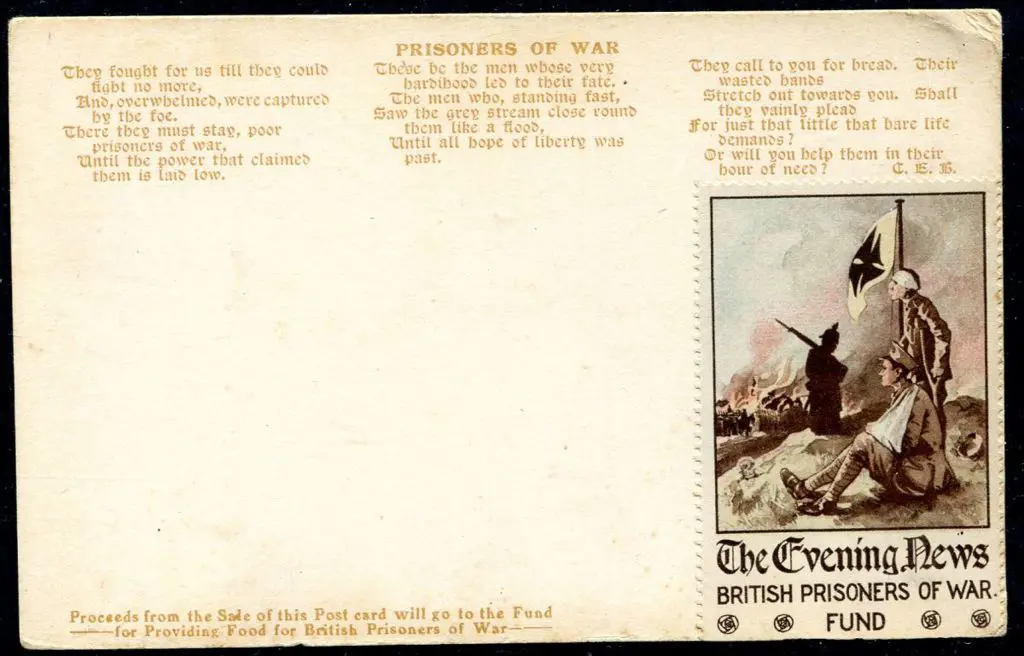 1914/19 WWI "The Evening News" British Prisoners ... Image 1++