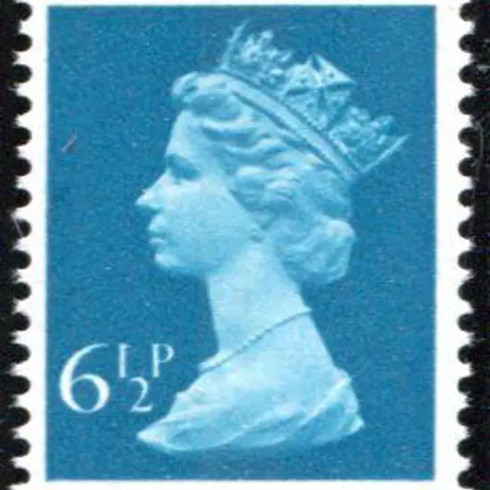 1988 6½p Machin on uncoated paper MUH together ...