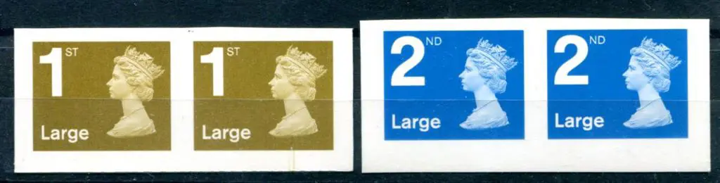 2006 1st Class gold & 2nd Class blue "Large" ... Image 1++