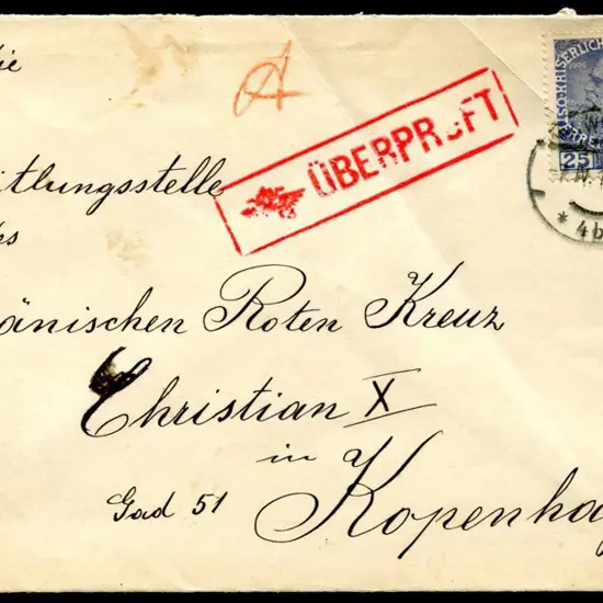 Austria 1916 (1st Apr) WWI censored POW related ...