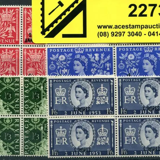 British Postal Agencies in Eastern Arabia 1953 ...