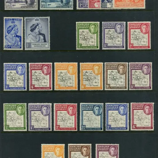 Falkland Island Deps 1944-1949 KGVI issues ...