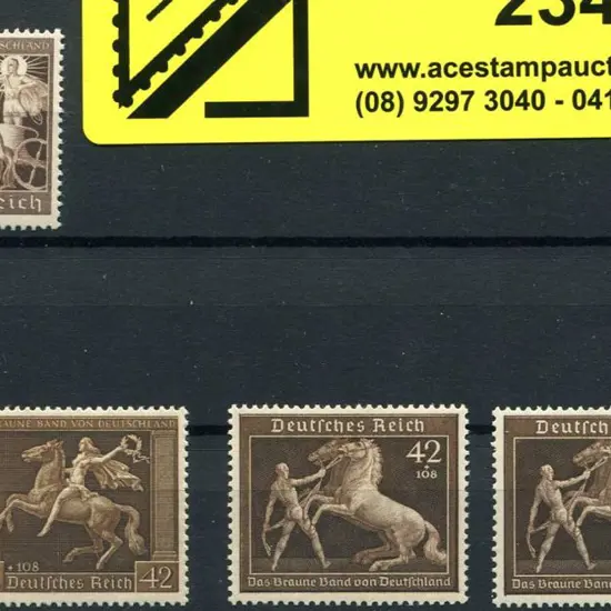 Germany 1938/40 "Brown Ribbon of Germany" plus ...