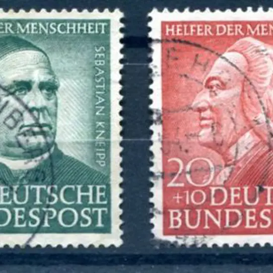 Germany-West 1953 Relief Fund set of 4. Fine Used. ...