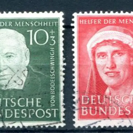 Germany-West 1951 Relief Fund set of 4. F/U with ...