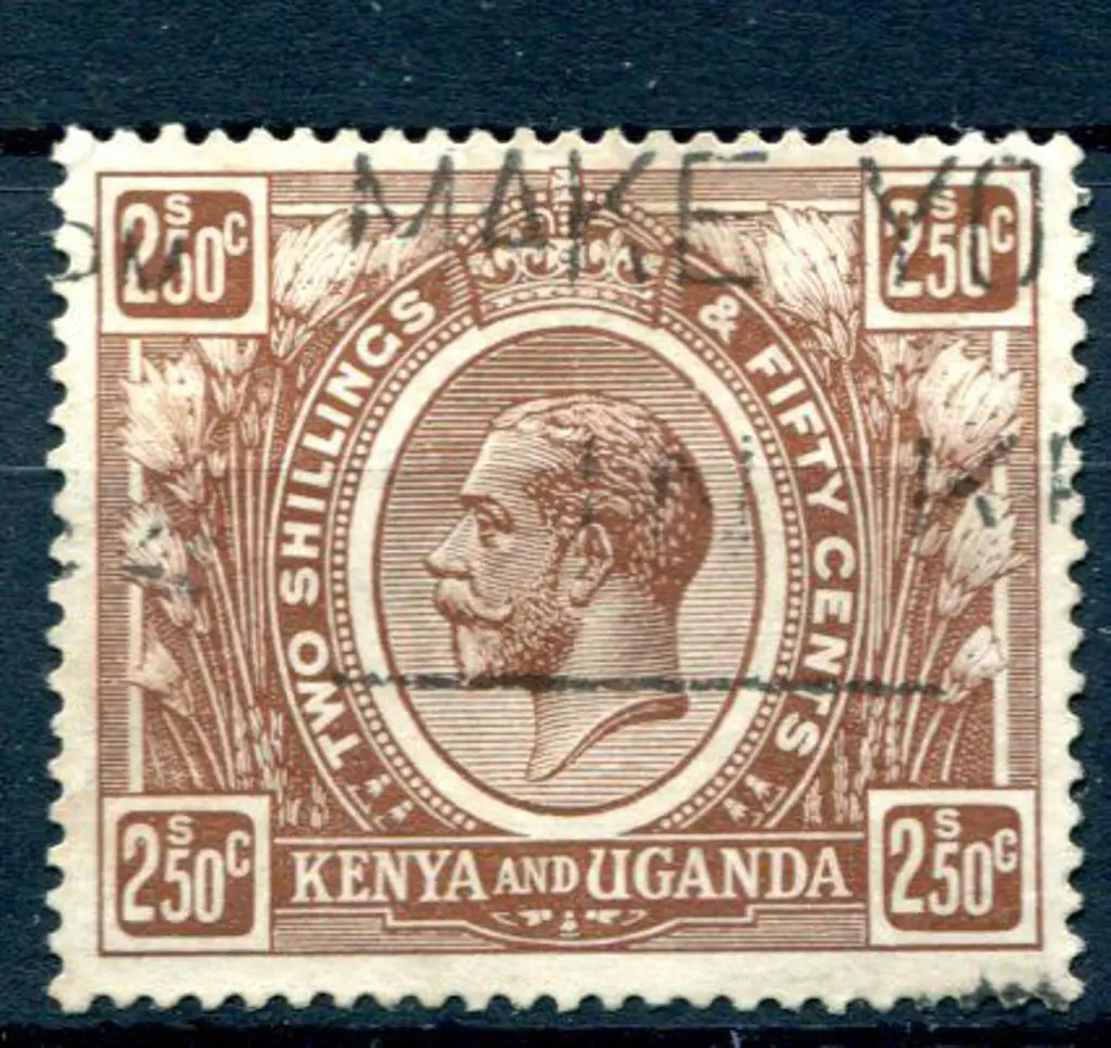 KUT 1922/27 2/50d brown. Good to fine used with ... Image 1++