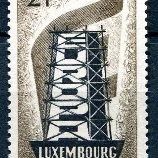 Luxembourg 1956 2f Europa. MUH & the key value. SG ...