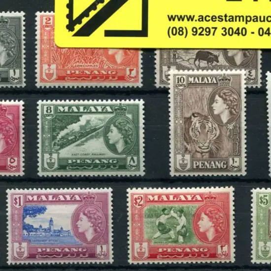 Malaya-Pahang 1957 Pictorials set of 11 to $5. ...