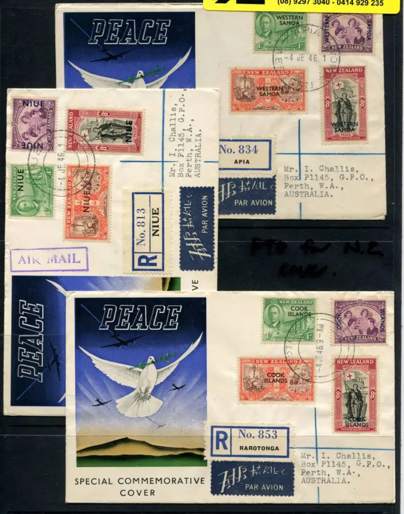 New Zealand 1946 (1st April) Peace Challis Commem ... Image 1++