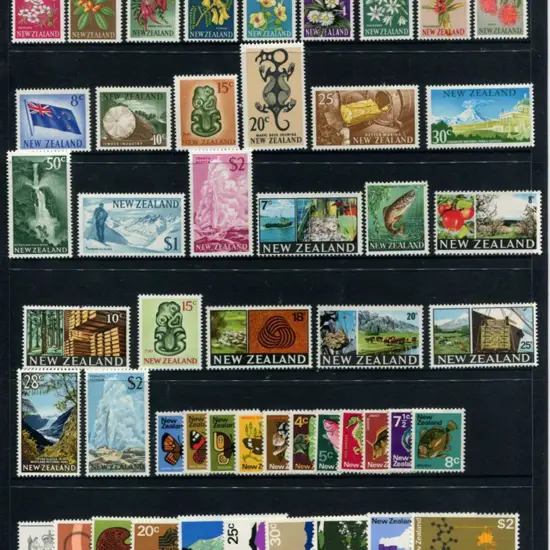 New Zealand 1967 Decimals set of 18 to $2, 1967/70 ...