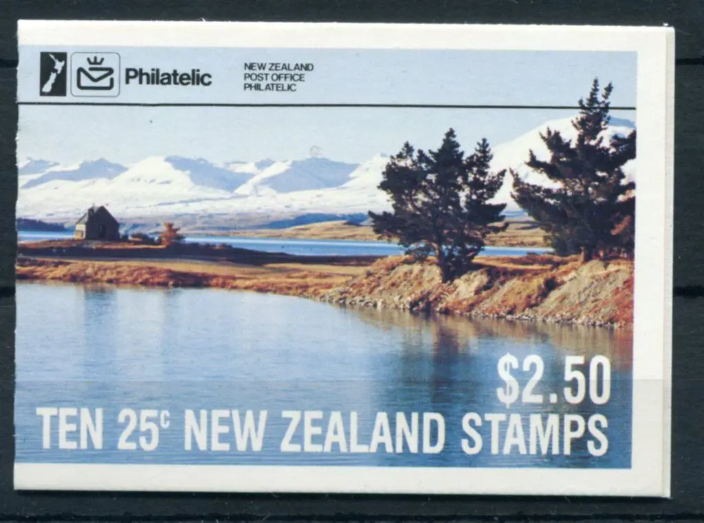 New Zealand 1985 $2.50 Lake Tekapo booklet with ... Image 1++