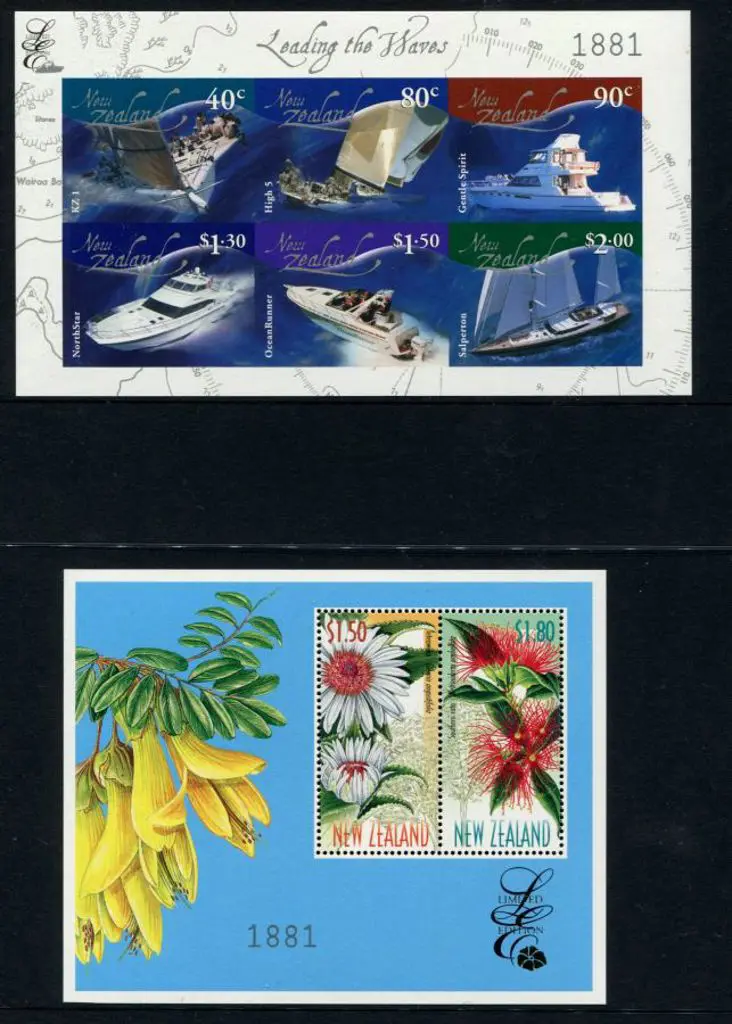 New Zealand 1996-1999 "Best of…." M/S sets in ... Image 1++
