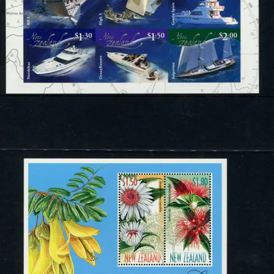 New Zealand 1996-1999 "Best of…." M/S sets in ...