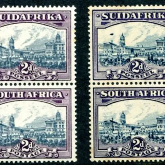 South Africa 1930/44 2d slate-grey & lilac MLH & ...