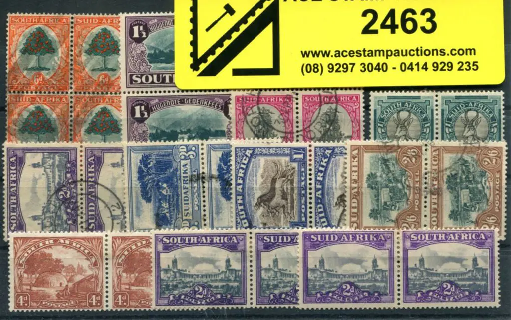 South Africa 1930/52 bilingual multiples incl MLH ... Image 1++