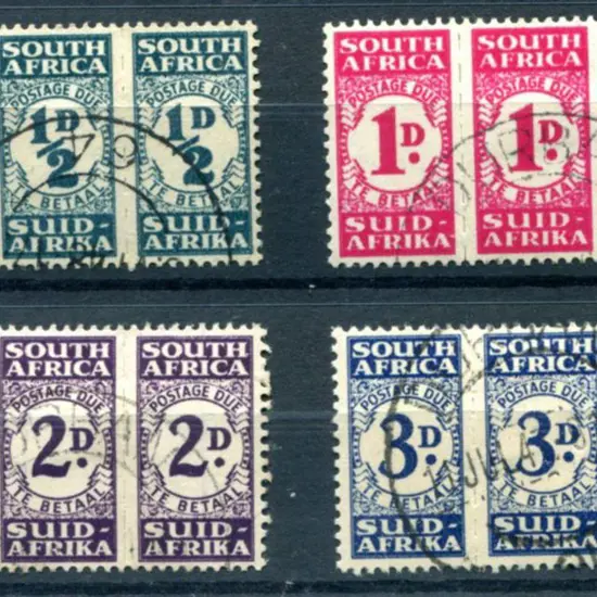 South Africa 1943/48 Postage Dues "bantam" set of ...