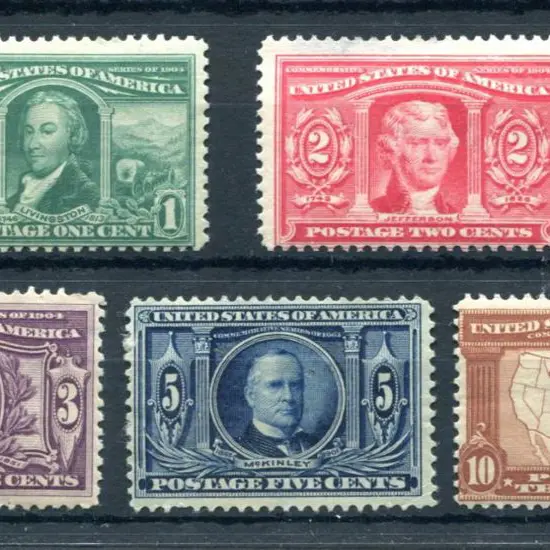 USA 1904 St Louis Expo & Louisiana Purchase set of ...