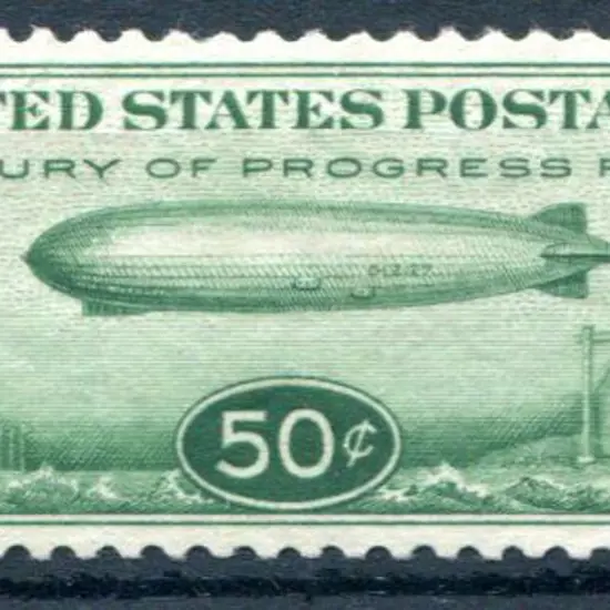 USA 1933 50¢ Zeppelin MUH. SG A732 Cat. £100 + ...