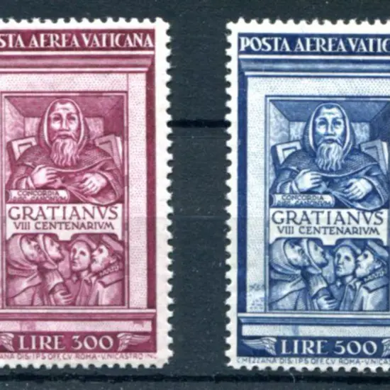Vatican 1951 300L & 500L Decree of Gratian Airs ...