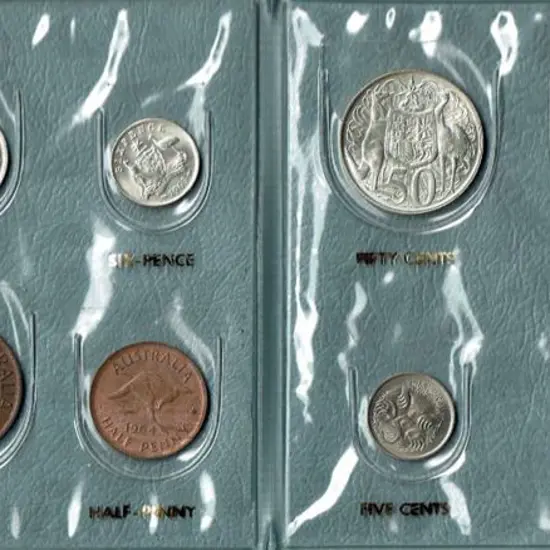 1966 "Last Issue Australian Currency First Issue ...